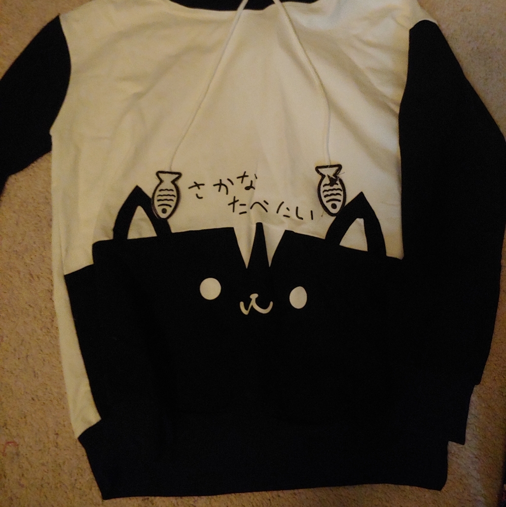 Kawaii Cute Neko Cat Hoodie